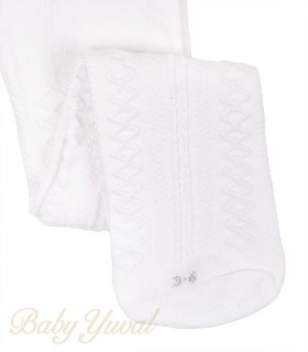 Panty de Invierno | Acanalado Blanco