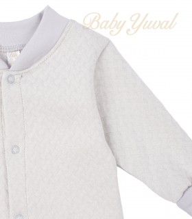 Enterizo Jacquard Algodón | Plomo
