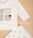 Conjunto de Fresh Terry Algodón | Osita Star
